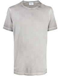 Мужская серая футболка с круглым вырезом от Dondup