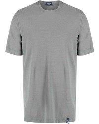 Мужская серая футболка с круглым вырезом от Drumohr