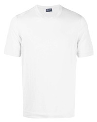 Мужская серая футболка с круглым вырезом от Drumohr