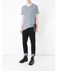 Мужская серая футболка с круглым вырезом от Hope