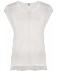 Женская серая футболка с круглым вырезом от Eleventy