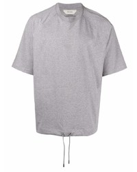 Мужская серая футболка с круглым вырезом от Ermenegildo Zegna