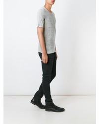 Мужская серая футболка с круглым вырезом от Label Under Construction