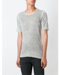 Мужская серая футболка с круглым вырезом от Label Under Construction