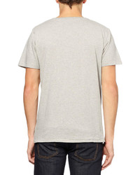 Мужская серая футболка с круглым вырезом от Nudie Jeans