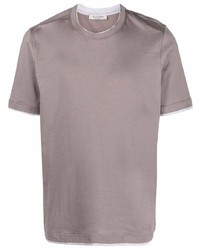 Мужская серая футболка с круглым вырезом от Fileria