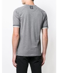Мужская серая футболка с круглым вырезом от Natural Selection