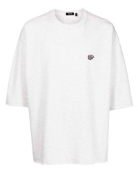 Мужская серая футболка с круглым вырезом от FIVE CM