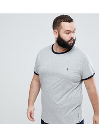 Мужская серая футболка с круглым вырезом от French Connection
