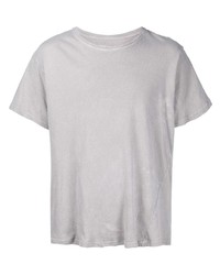 Мужская серая футболка с круглым вырезом от Greg Lauren