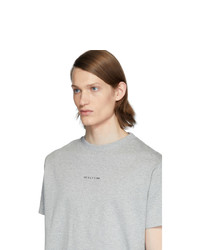 Мужская серая футболка с круглым вырезом от 1017 Alyx 9Sm