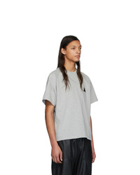 Мужская серая футболка с круглым вырезом от GR-Uniforma