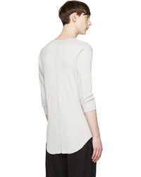 Мужская серая футболка с круглым вырезом от Attachment