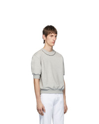 Мужская серая футболка с круглым вырезом от Random Identities