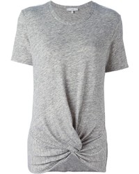 Женская серая футболка с круглым вырезом от IRO