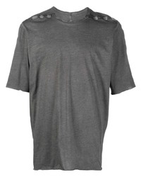 Мужская серая футболка с круглым вырезом от Isaac Sellam Experience