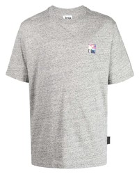 Мужская серая футболка с круглым вырезом от Izzue