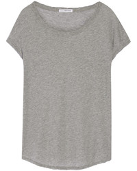Женская серая футболка с круглым вырезом от James Perse