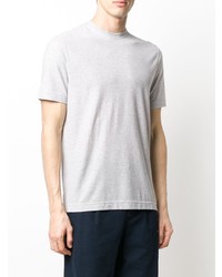 Мужская серая футболка с круглым вырезом от Zanone