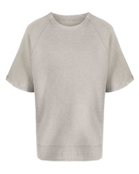 Мужская серая футболка с круглым вырезом от Jil Sander
