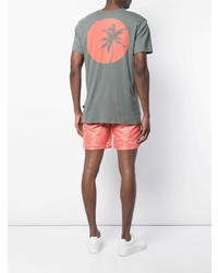 Мужская серая футболка с круглым вырезом от Onia