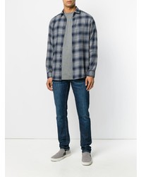 Мужская серая футболка с круглым вырезом от Natural Selection