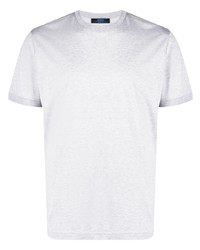 Мужская серая футболка с круглым вырезом от Kiton
