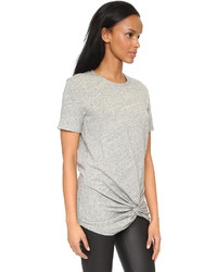 Женская серая футболка с круглым вырезом от IRO