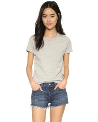 Женская серая футболка с круглым вырезом от Levi's