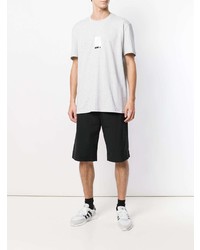 Мужская серая футболка с круглым вырезом от Futur