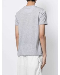 Мужская серая футболка с круглым вырезом от Lacoste