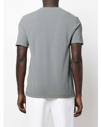 Мужская серая футболка с круглым вырезом от Drumohr