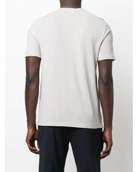 Мужская серая футболка с круглым вырезом от Drumohr