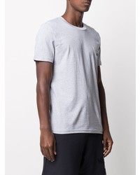 Мужская серая футболка с круглым вырезом от Moschino
