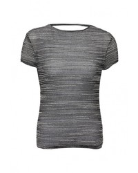 Женская серая футболка с круглым вырезом от LOST INK