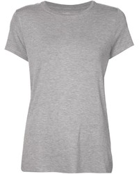 Женская серая футболка с круглым вырезом от Majestic Filatures