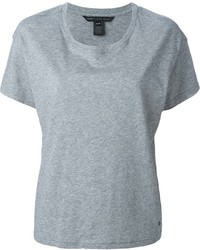 Женская серая футболка с круглым вырезом от Marc by Marc Jacobs