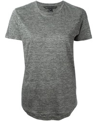 Женская серая футболка с круглым вырезом от Marc by Marc Jacobs