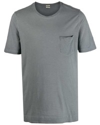 Мужская серая футболка с круглым вырезом от Massimo Alba