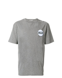 Мужская серая футболка с круглым вырезом от McQ Alexander McQueen