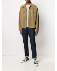 Мужская серая футболка с круглым вырезом от Frame