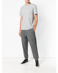 Мужская серая футболка с круглым вырезом от Closed