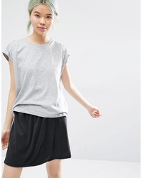 Женская серая футболка с круглым вырезом от Monki