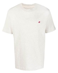 Мужская серая футболка с круглым вырезом от New Balance
