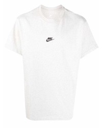 Мужская серая футболка с круглым вырезом от Nike