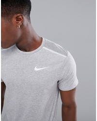 Мужская серая футболка с круглым вырезом от Nike Running