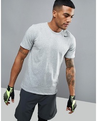 Мужская серая футболка с круглым вырезом от Nike Training