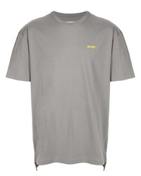 Мужская серая футболка с круглым вырезом от Off Duty