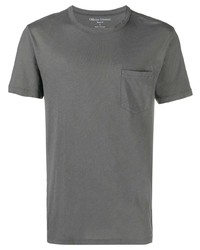 Мужская серая футболка с круглым вырезом от Officine Generale
