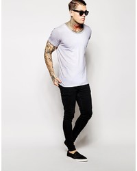 Мужская серая футболка с круглым вырезом от Religion